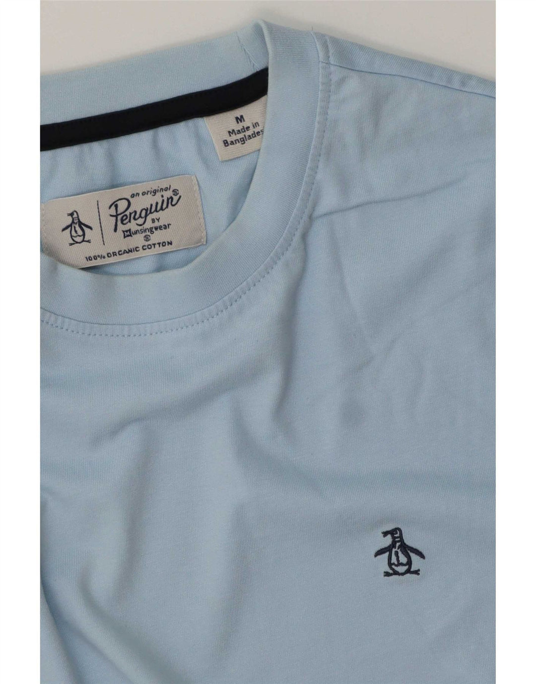 Ανδρικό T-Shirt Penguin Top από μεσαίο μπλε βαμβακερό