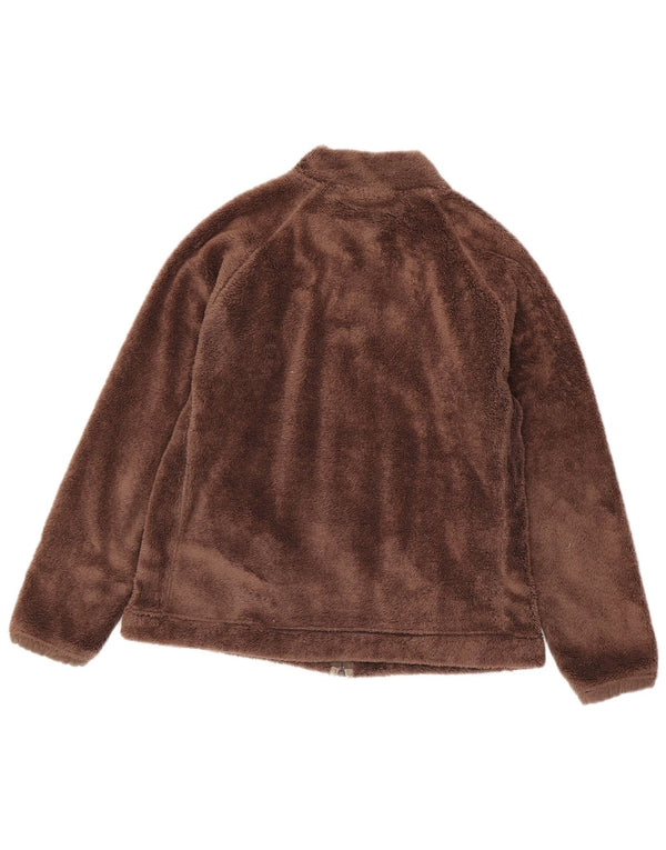 Weird Fish Γυναικείο Fleece Jacket UK 16 Large Brown Polyester