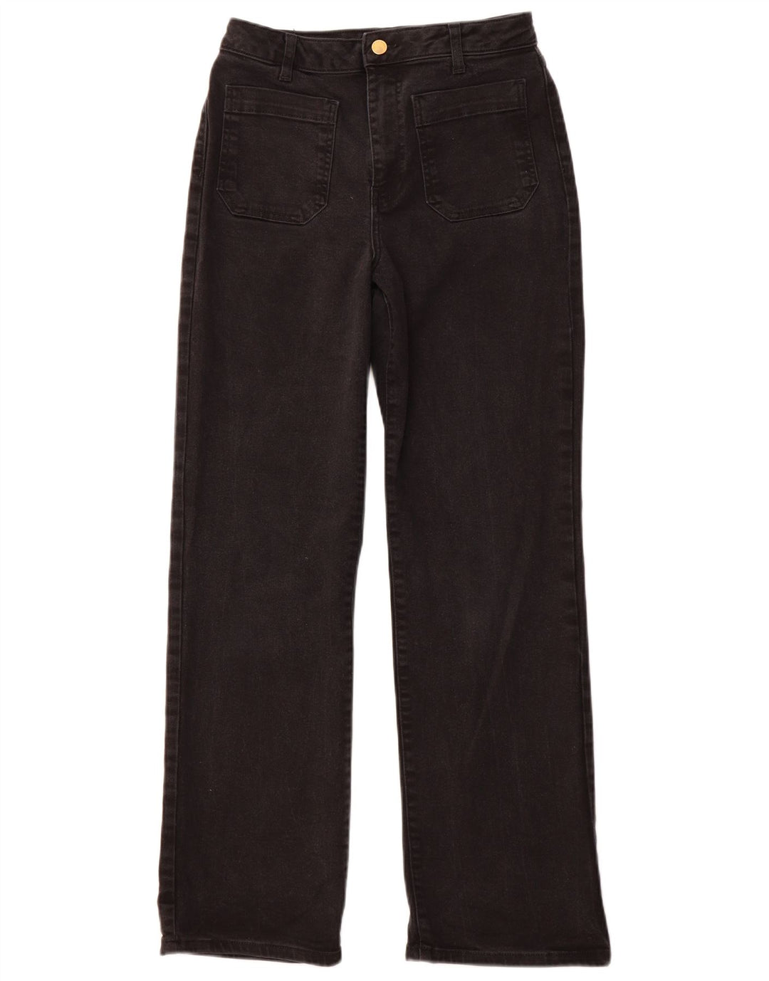 MINT VELVET Γυναικείο ψηλόμεσο τζιν UK 10 Small W28 L30 Μαύρο