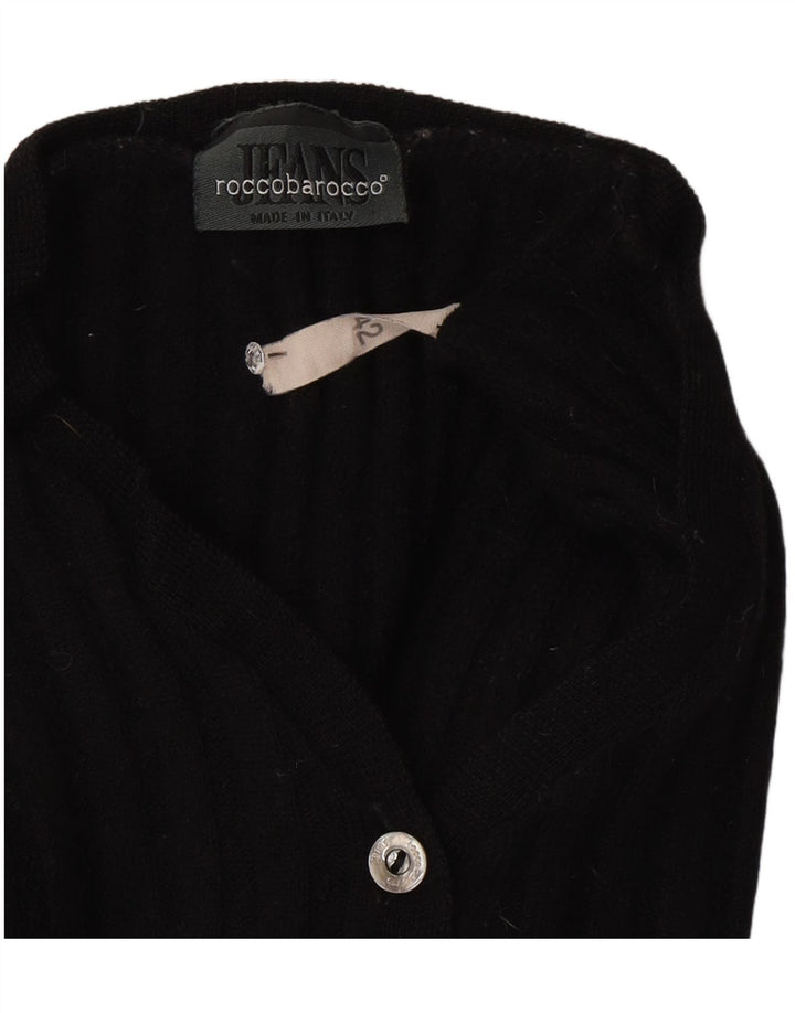 Roccobarocco Γυναικείο πουλόβερ Crop Cardigan IT 42 Medium Black