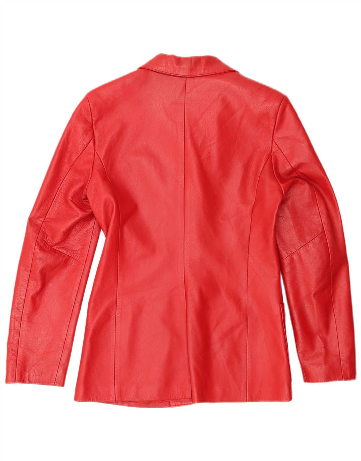 Victory Γυναικείο δερμάτινο μπουφάν 3 κουμπιών IT 42 Medium Red