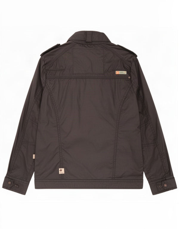 KHUJO Ανδρικό Military Jacket UK 40 Large Black Cotton