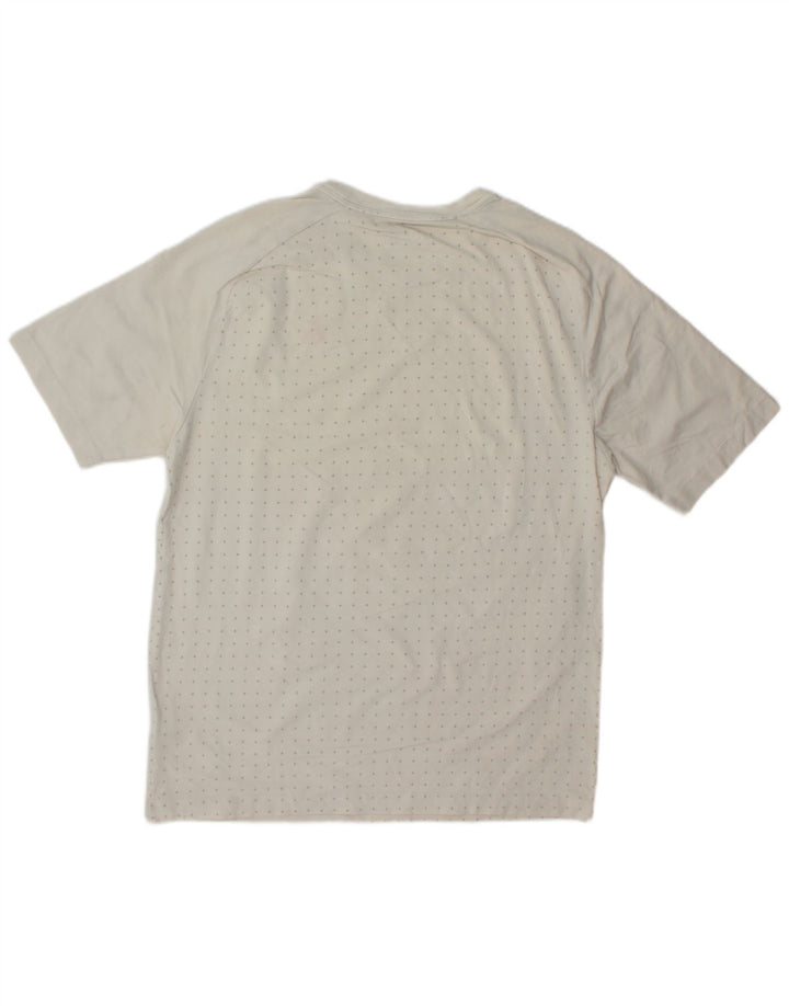 Ανδρικό T-Shirt Nike, Βαμβακερό μεσαίο λευκό με στίγματα