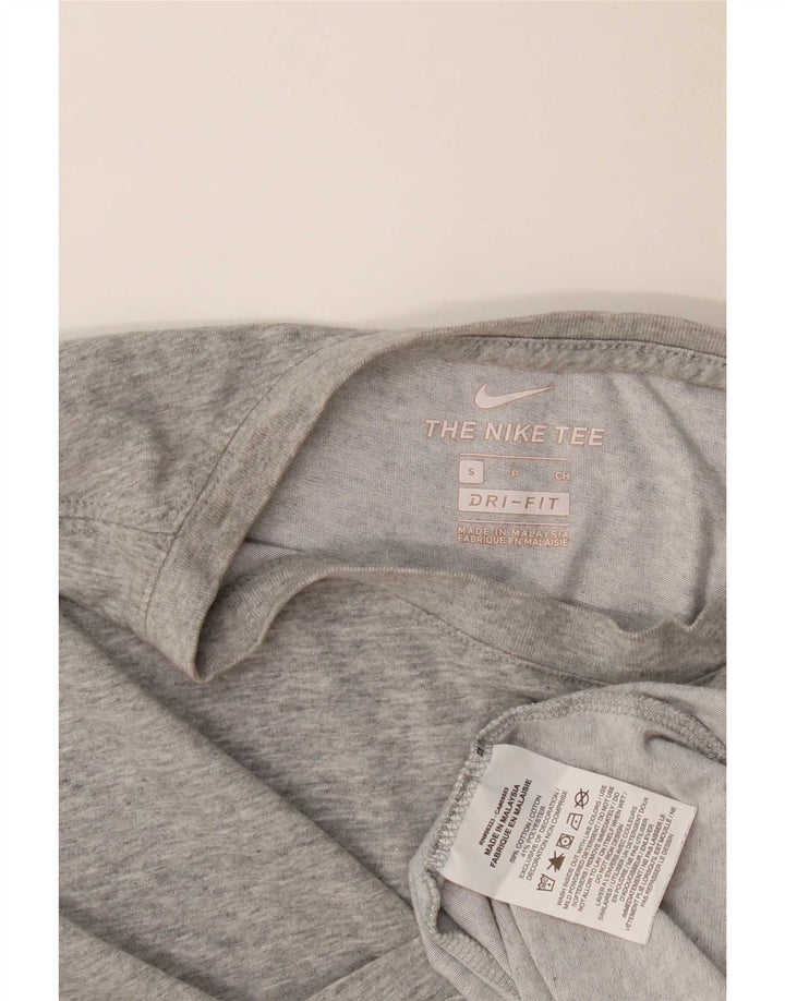 Ανδρικό μπλουζάκι Nike Dri Fit, μικρό γκρι βαμβακερό