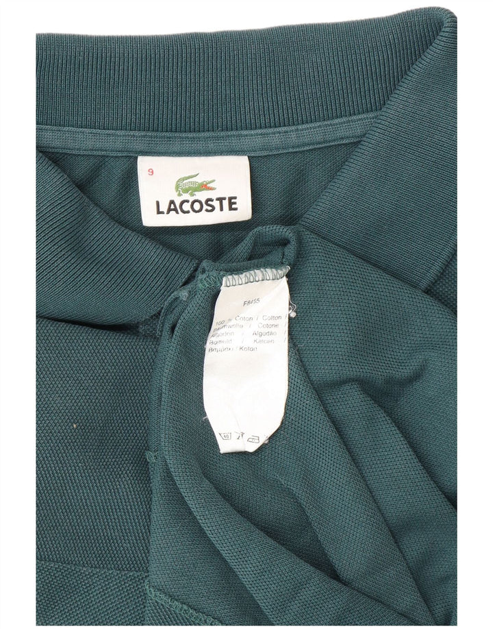 Ανδρικό πουκάμισο πόλο LACOSTE Νούμερο 9 4XL Πράσινο βαμβακερό
