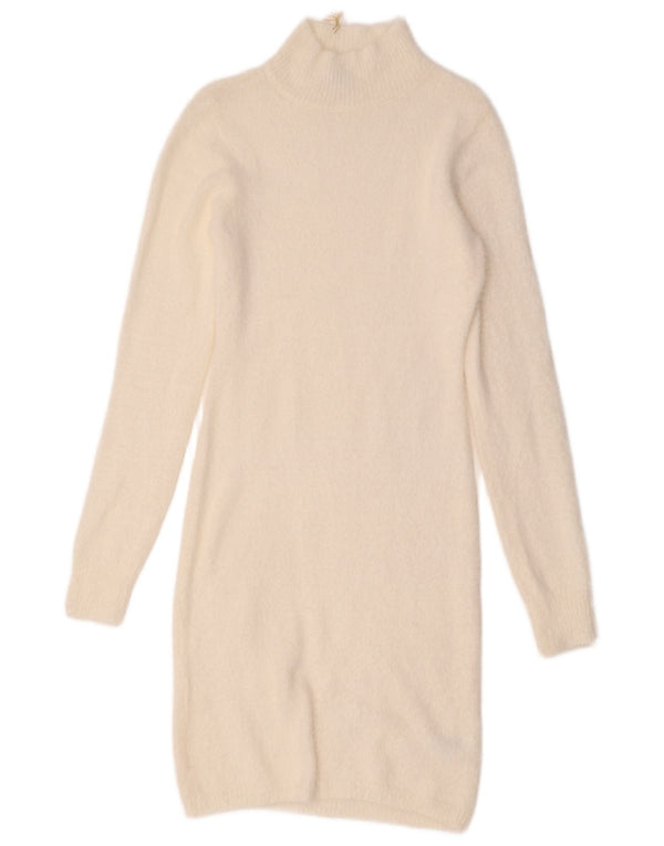 Γυναικείο μακρυμάνικο φόρεμα Jessica Simpson UK 10 Small White Nylon