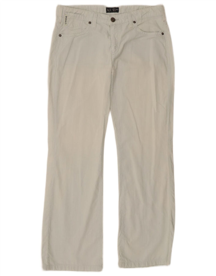 Armani Γυναικείο Bootcut Casual Παντελόνι W27 L28 Μπλε Βαμβακερό