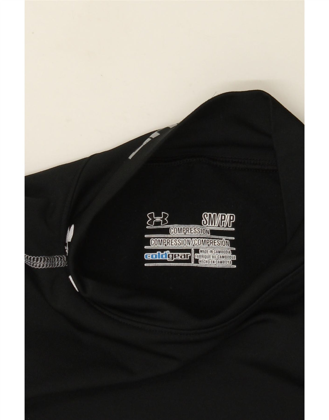 Under Armour Γυναικείο Γραφικό Γραφικό Μακρυμάνικο UK 8 Μικρό Μαύρο