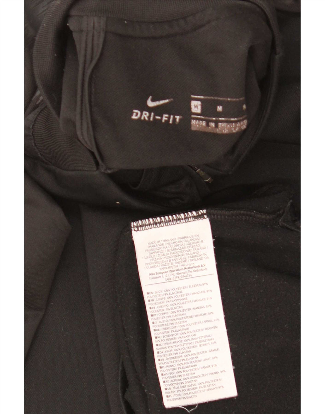 Ανδρική φόρμα φόρμας Nike με γραφικό πουλόβερ Dri Fit Top Medium Black Colourblock