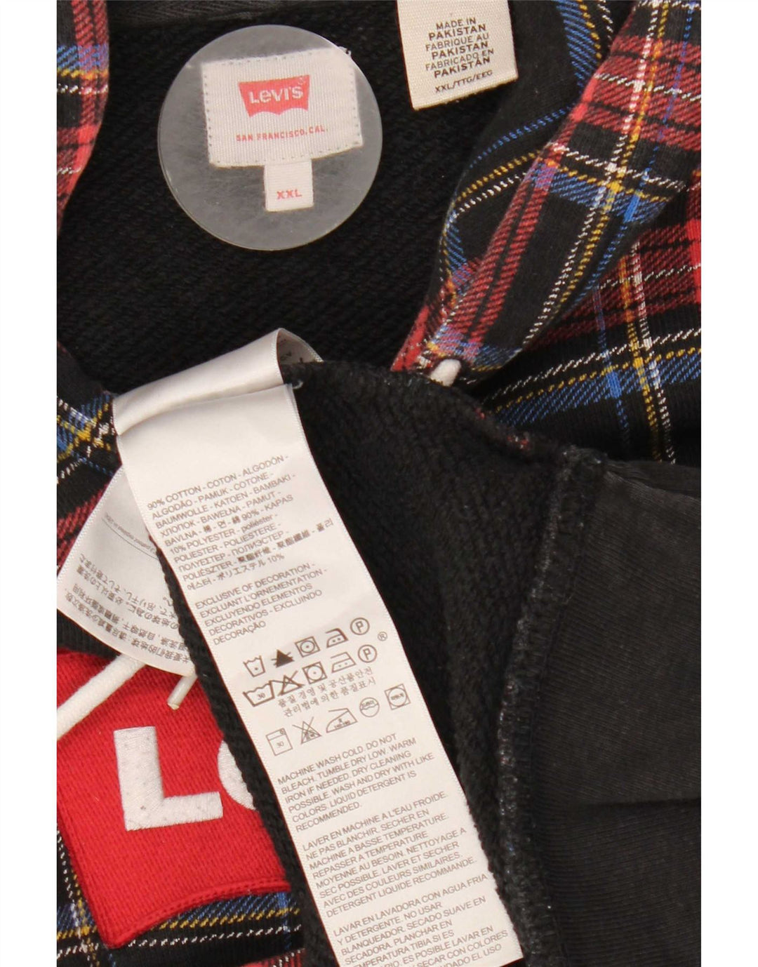 Ανδρικό γραφικό κουκούλα Levi's 2XL Πολύχρωμο βαμβακερό