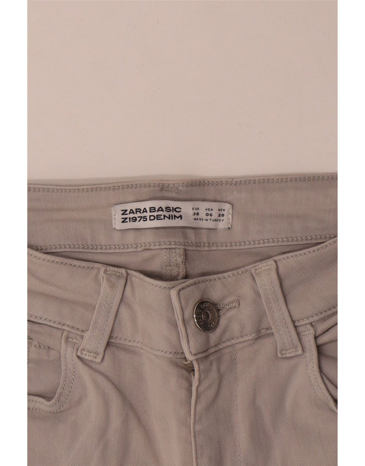 Zara Γυναικείο Skinny Jeans EU 38 Small W28 L30 Grey