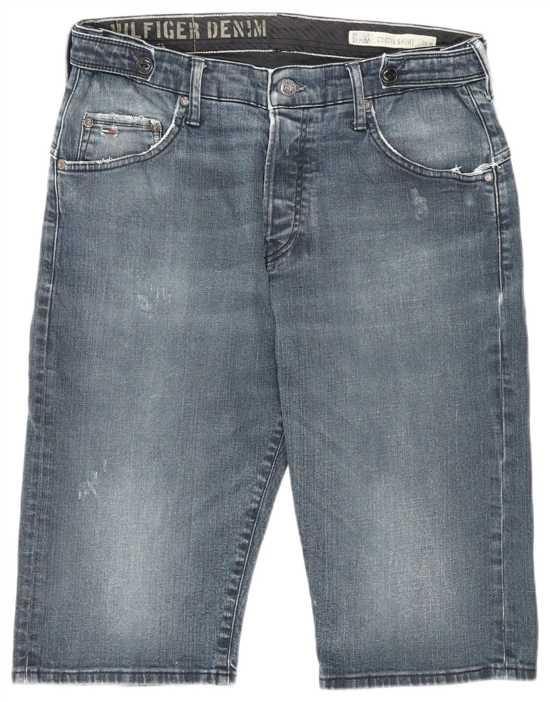 Ανδρικό τζιν σορτς Tommy Hilfiger Curtis Distressed W32 Medium Blue