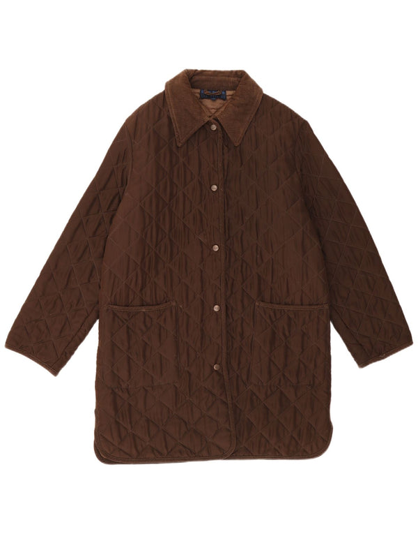 Γυναικείο καπιτονέ πανωφόρι Les Copains IT 42 Medium Brown Acetate