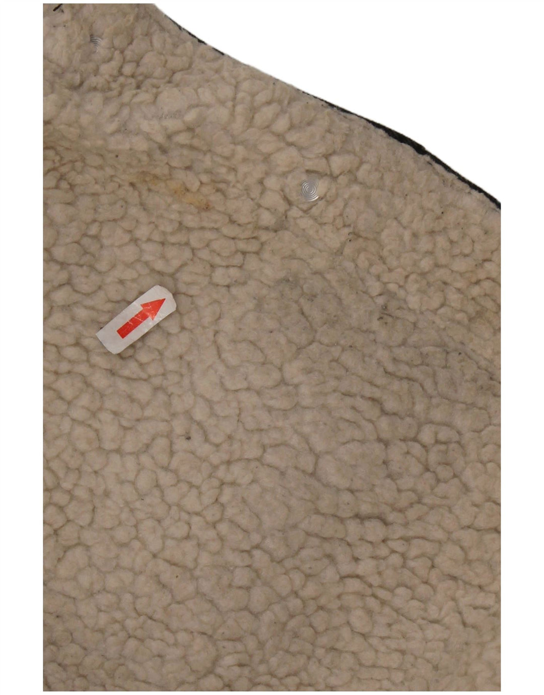 Topshop Γυναικείο Oversized Sherpa Τζιν μπουφάν UK 8 Small Black Classic