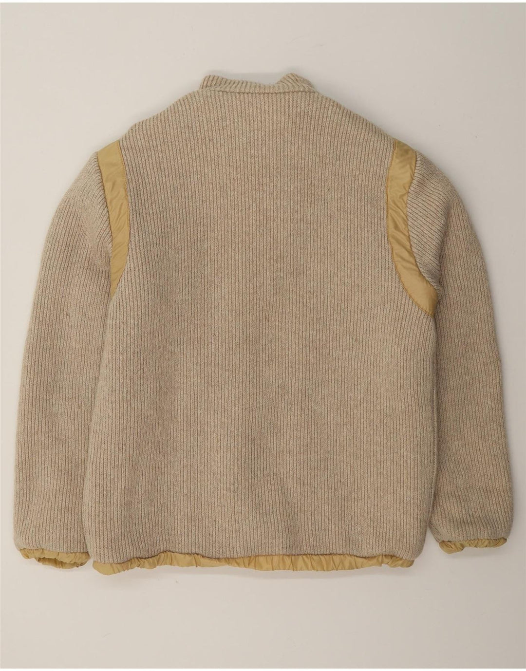 Vintage Ανδρικό Reversible Bomber Jacket UK 36 Small Beige