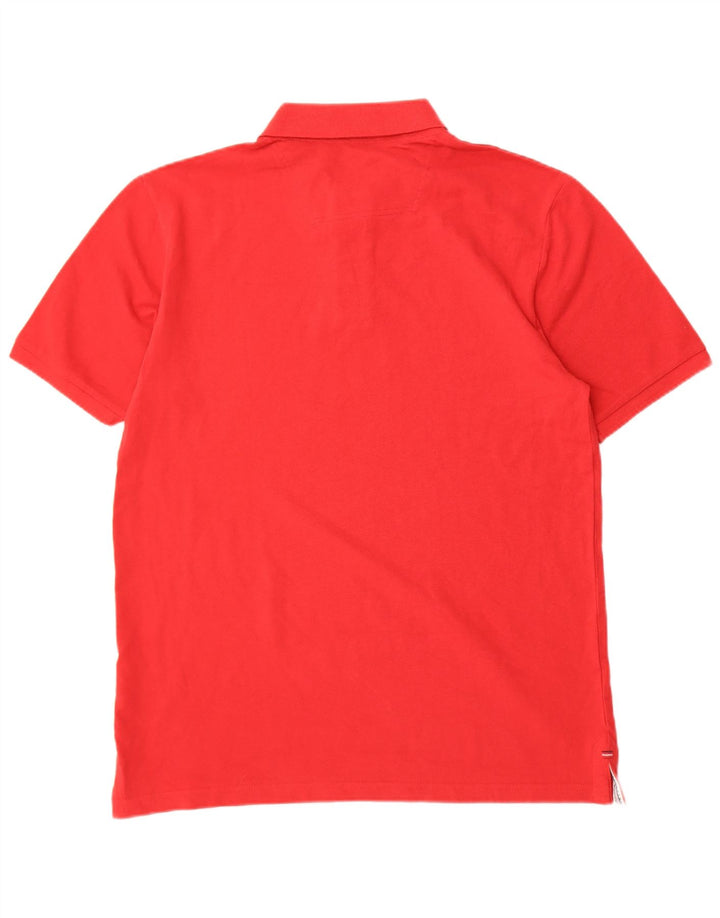 Ανδρικό πουκάμισο Joules Classic Fit Polo Μεσαίο κόκκινο βαμβακερό