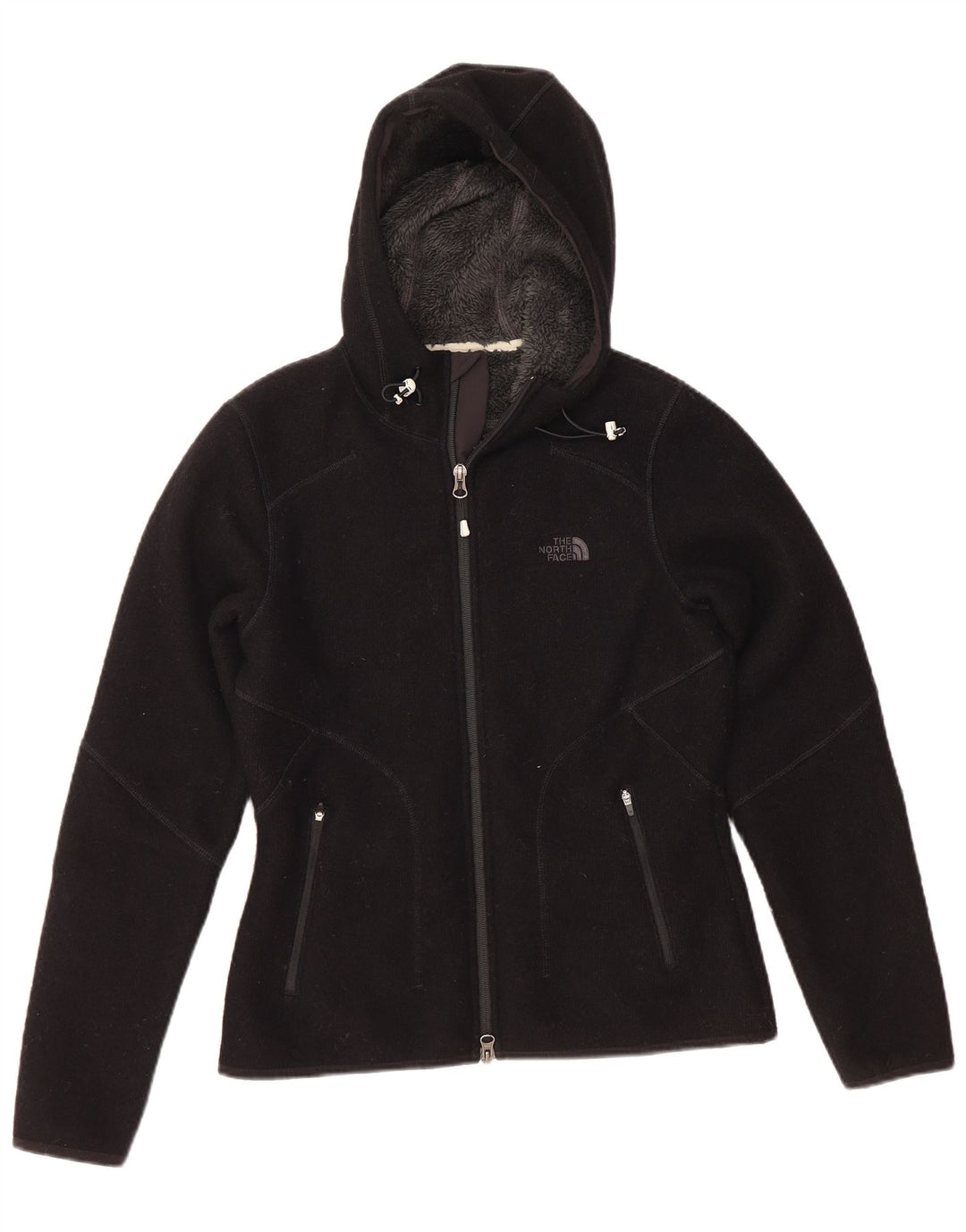 THE NORTH FACE Γυναικεία αθλητική φόρμα με κουκούλα Top Jacket UK 10 Small Black