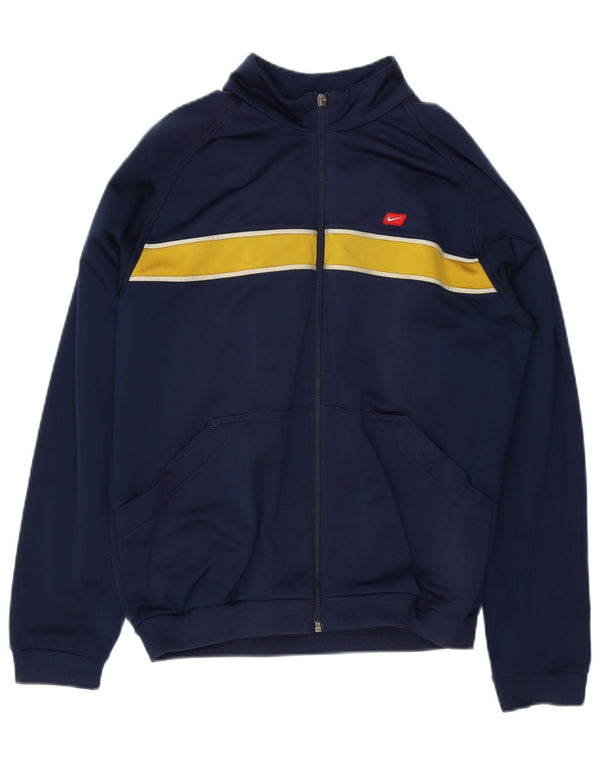 Μπουφάν Nike Boys Graphic αθλητική φόρμα 13-14 ετών XL Navy Blue Colorblock