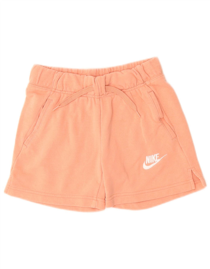NIKE Girls Sports Shorts 10-11 Years Medium Pink