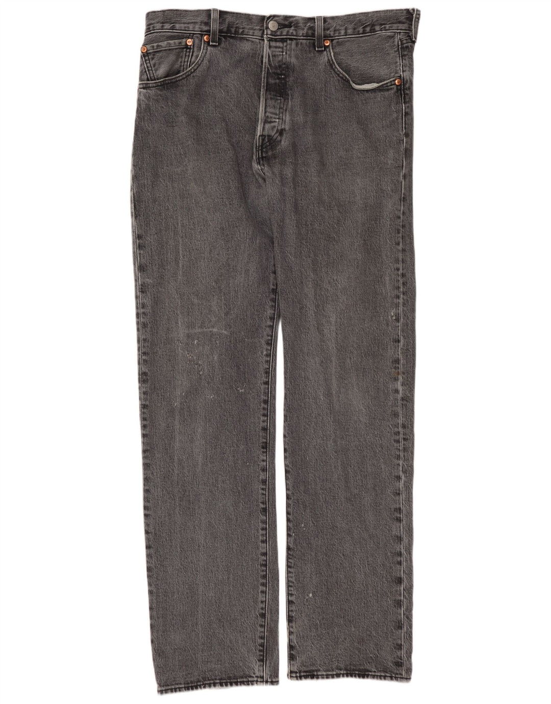 LEVI'S Ανδρικό τζιν 501 ίσιο W34 L34 Γκρι βαμβακερό