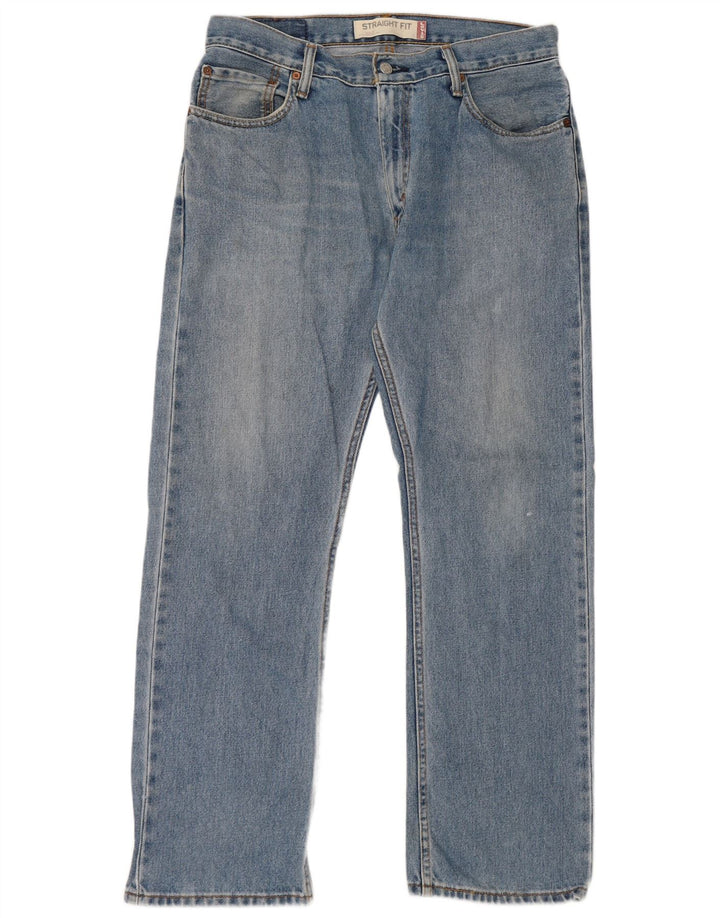Levi's Mens 505 Straight Jeans W33 L30 Blue Cotton
