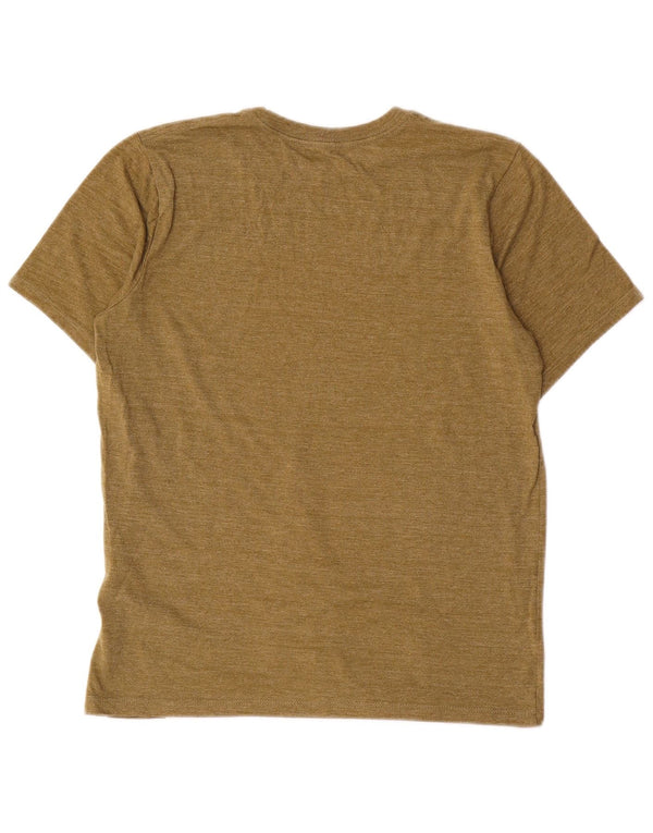 The North Face Γυναικεία Loose Fit Graphic T-shirt Top UK 6 XS Khaki Polyester