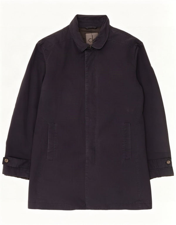 Calvin Klein Ανδρικό πανωφόρι UK 44 2XL Navy Blue Polyester