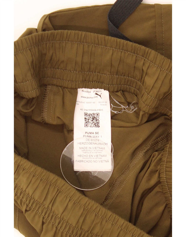 Puma Γυναικεία φόρμα Cargo Παντελόνια Joggers UK 8 Small Khaki Polyester