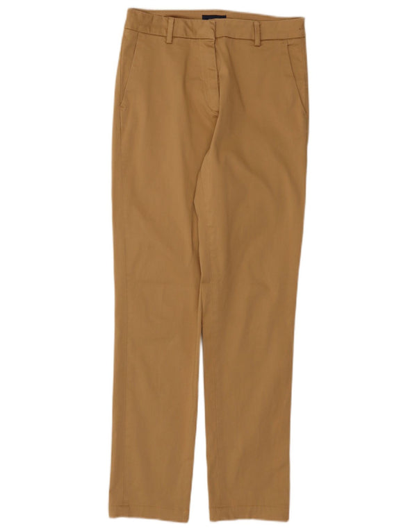 Γυναικείο ίσιο παντελόνι Chino Gant UK 8 Small W28 L27 Beige βαμβακερό