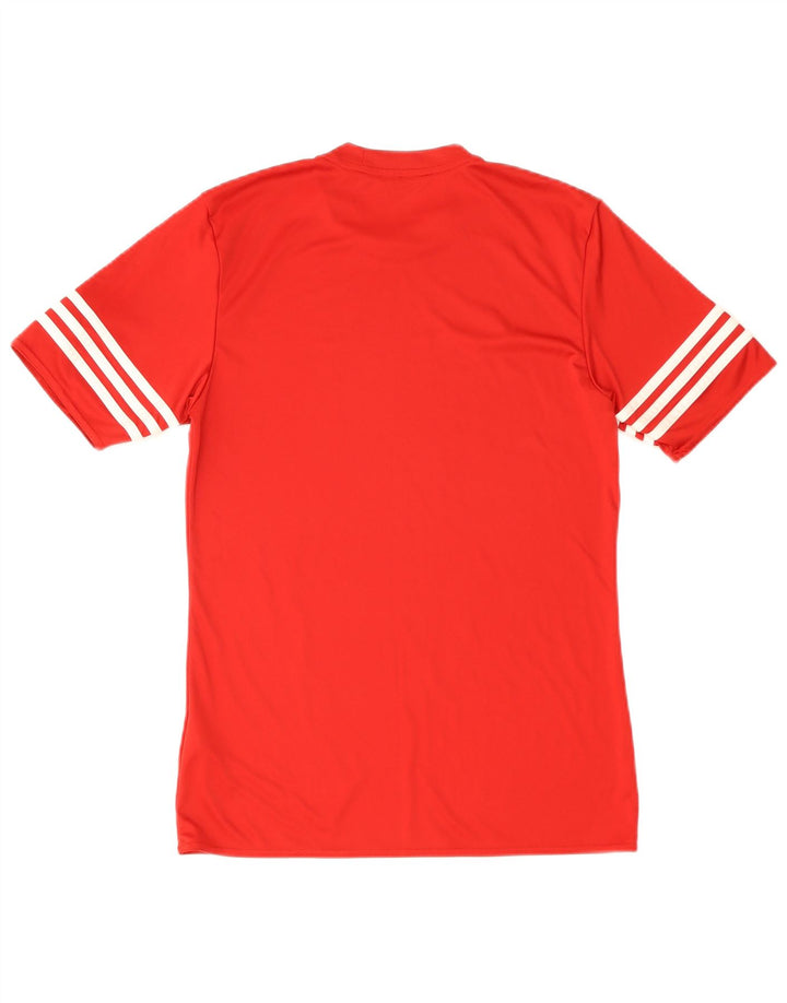 Adidas Ανδρικό T-Shirt Climalite Top Small Red Polyester