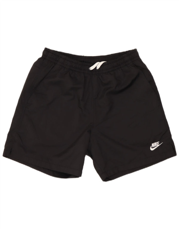 Ανδρικό σορτς κολύμβησης NIKE μικρό μαύρο πολυεστέρα