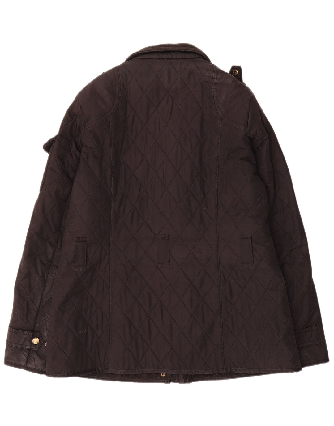 Γυναικείο καπιτονέ μπουφάν Barbour UK 14 μεγάλο μαύρο πολυεστέρα
