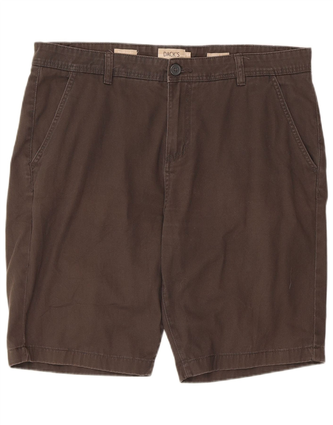 Ανδρικό σορτς Chino Dack's Regular Fit IT 54 2XL W36 Καφέ βαμβακερό
