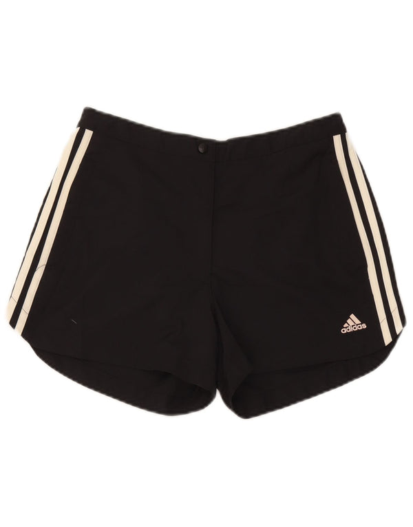 Adidas Γυναικείο Climalite Casual σορτς UK 12 Medium W28 μαύρο πολυεστέρα