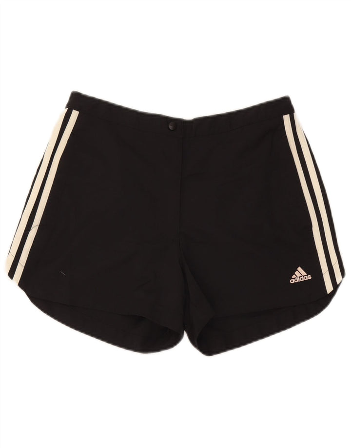 Adidas Γυναικείο Climalite Casual σορτς UK 12 Medium W28 μαύρο πολυεστέρα