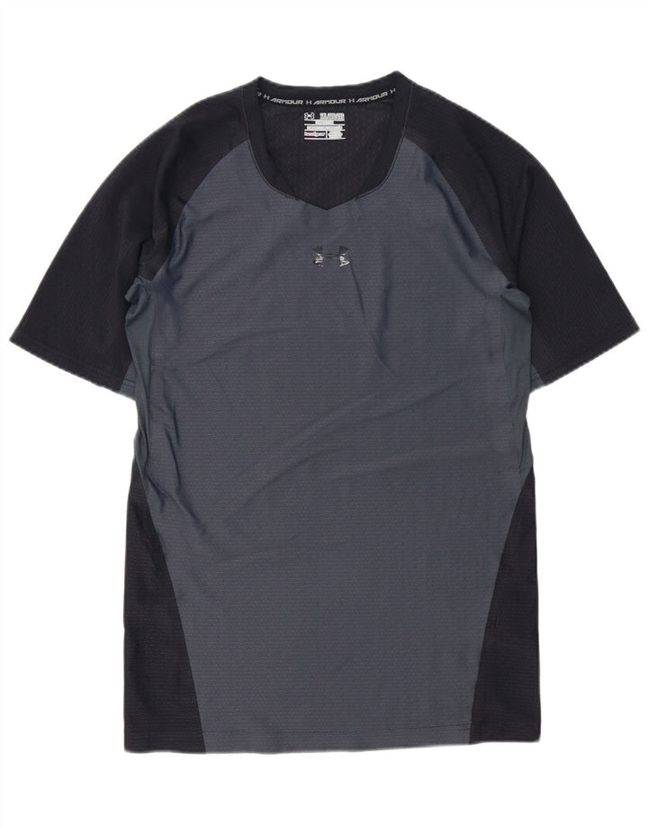 Ανδρικό μπλουζάκι συμπίεσης Under Armour Top 2XL Grey Colourblock Polyester