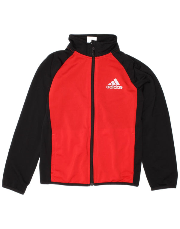 Adidas Boys αθλητική φόρμα Adidas Top Jacket 7-8 Years Black Colourblock Polyester