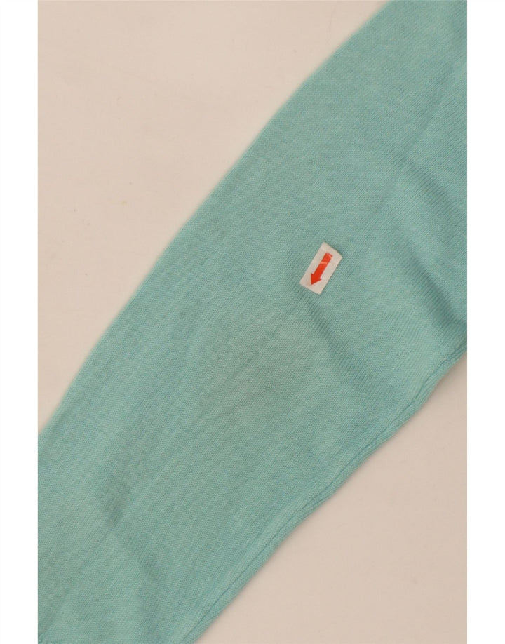 Marks & Spencer Γυναικείο πουλόβερ με λαιμόκοψη UK 10 Small Turquoise