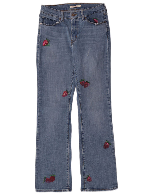 Γυναικείο τζιν με γραφικό μποτάκι Levi's US 8 Medium W29 L32 Blue Classic