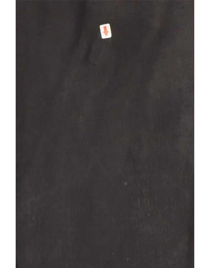 VINTAGE Γυναικείο Γιλέκο UK 12 Medium Navy Blue Floral