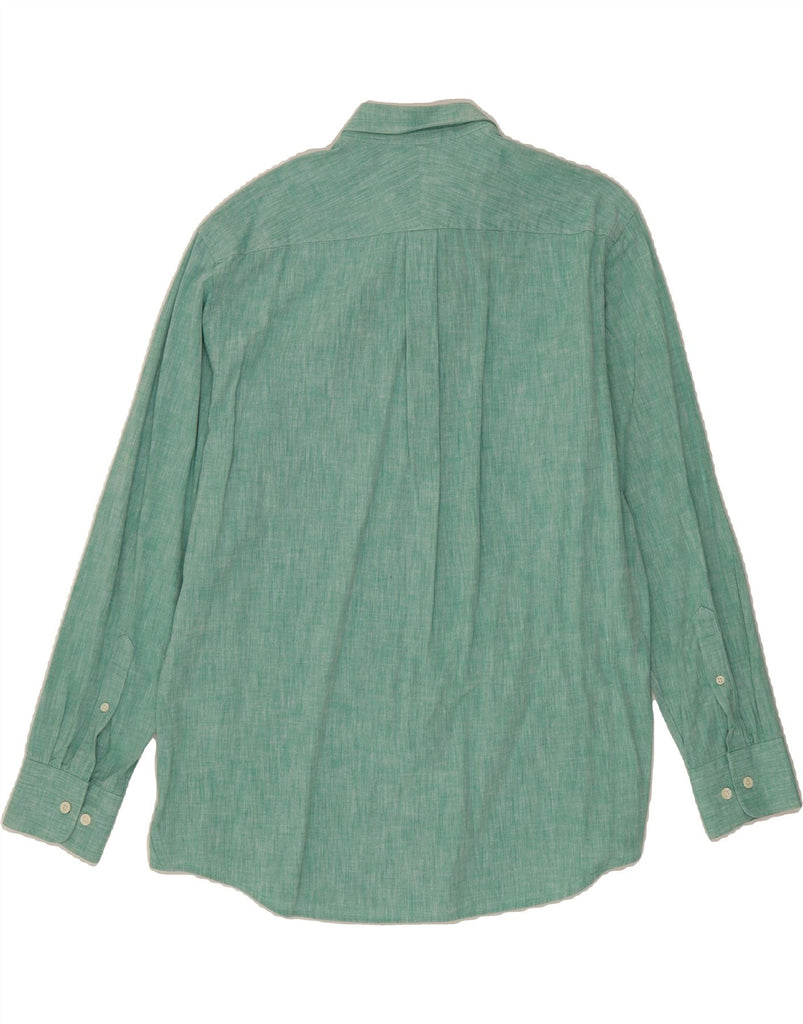 CHARLES TYRWHITT Mens Classic Fit Shirt Large Green Cotton Vintage Charles Tyrwhitt and Second-Hand Charles Tyrwhitt from Messina Hembry 