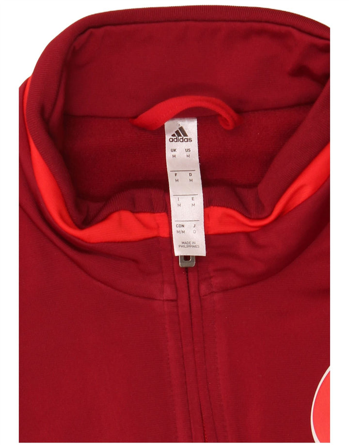 Adidas Ανδρική φόρμα FSV Trier-Tarforst γραφική φόρμα πάνω σακάκι μεσαίο κόκκινο