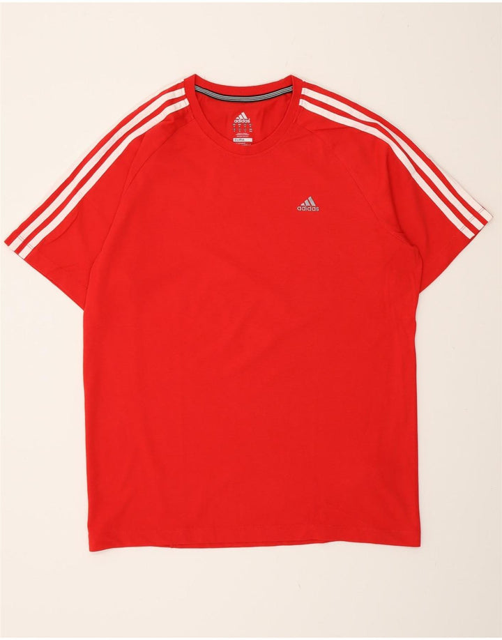 Adidas Ανδρικό T-Shirt Clima 365 Top Μεσαίο κόκκινο βαμβακερό