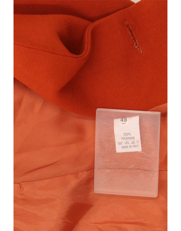 HALFON Γυναικείο Μπουφάν Blazer με 1 Κουμπί IT 48 XL Πορτοκαλί Πολυεστέρας