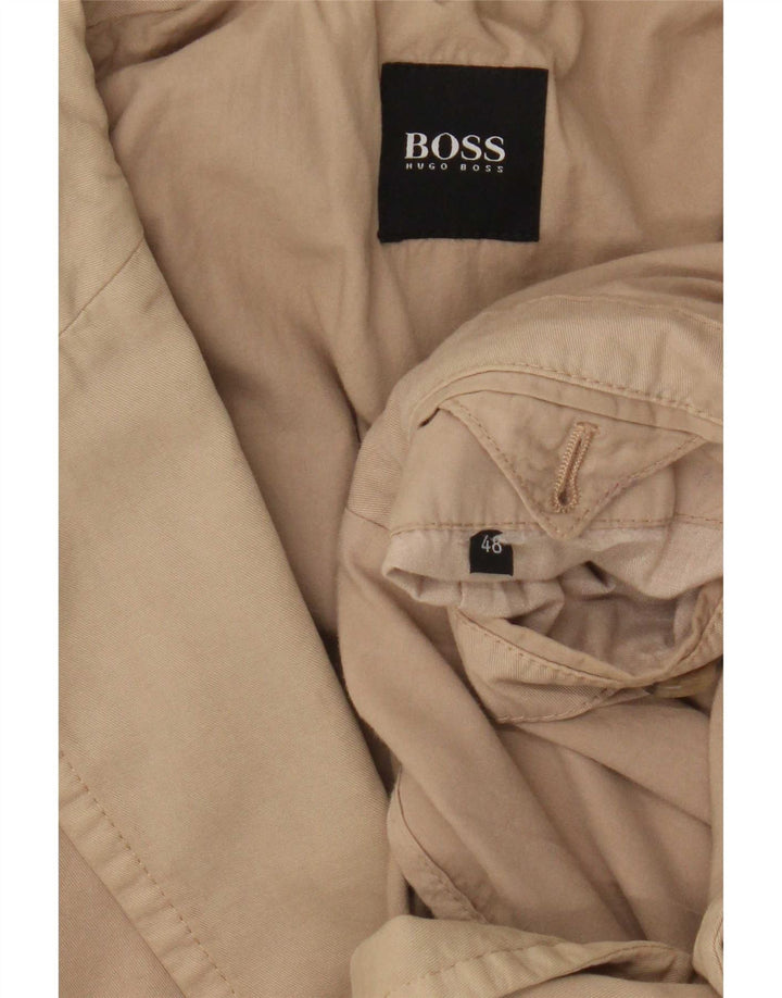 Ανδρικό σακάκι σακάκι 2 κουμπιών Hugo Boss EU 48 Medium Beige