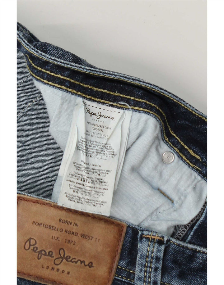 PEPE Jeans Ανδρικό Slim Jeans W34 L34 Blue Cotton