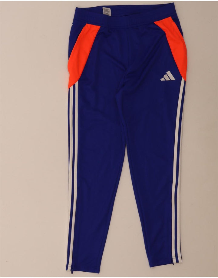 Ανδρική φόρμα αθλητικής φόρμας Adidas Aeroready με μεσαίο μπλε χρώμα πολυεστέρα