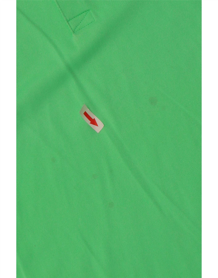 Ανδρικό μπλουζάκι πόλο Nike Μικρό πράσινο πολυεστερικό αθλητικό