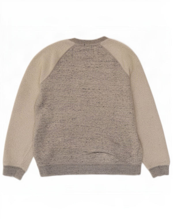 Γυναικείο γραφικό φούτερ Superdry Jumper UK 10 Small Grey Colourblock