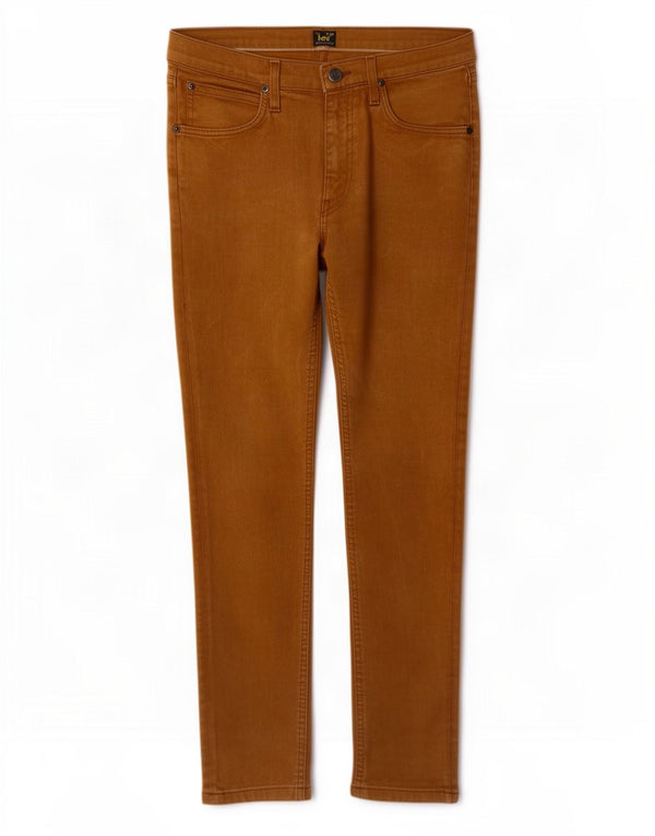 Lee Mens Luke Slim Tapered Jeans W31 L30 Καφέ βαμβακερό